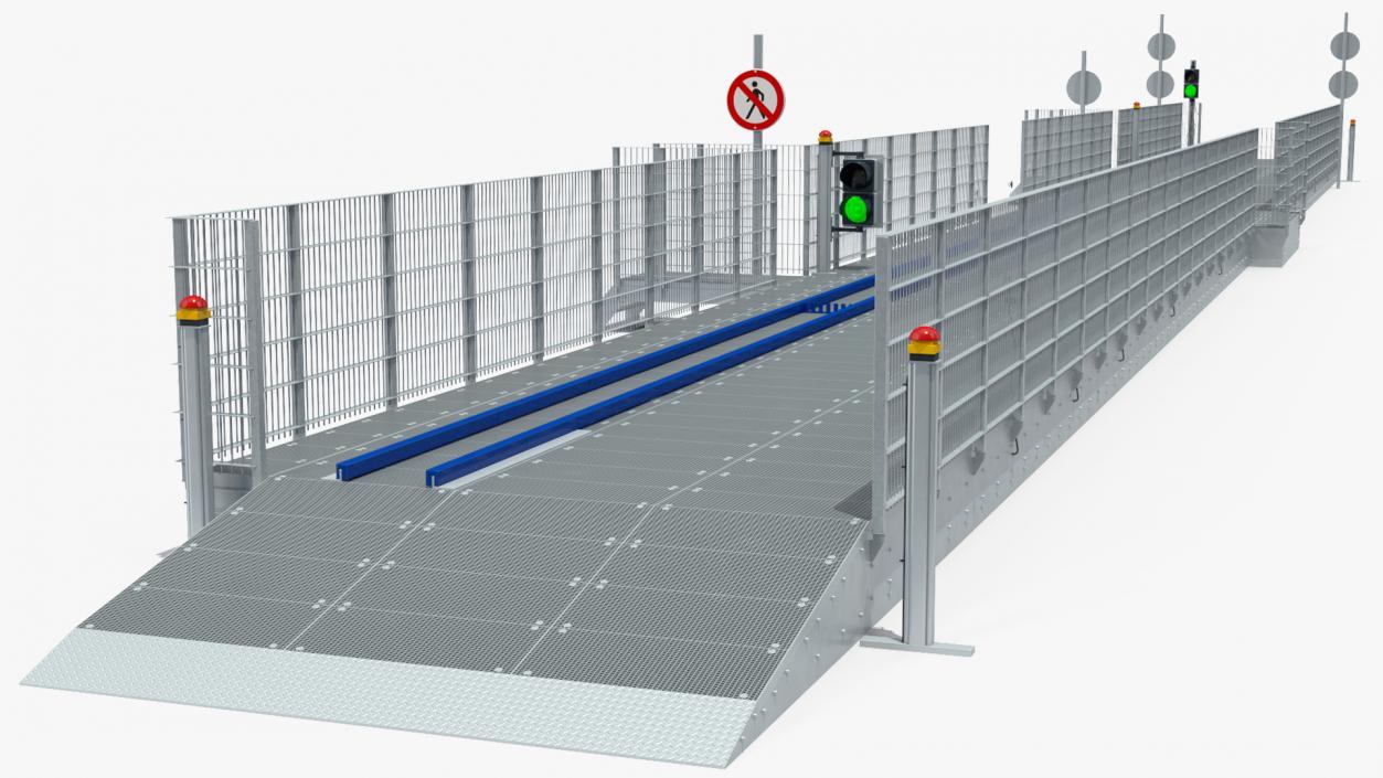 3D Drive Through Car Checkpoint model