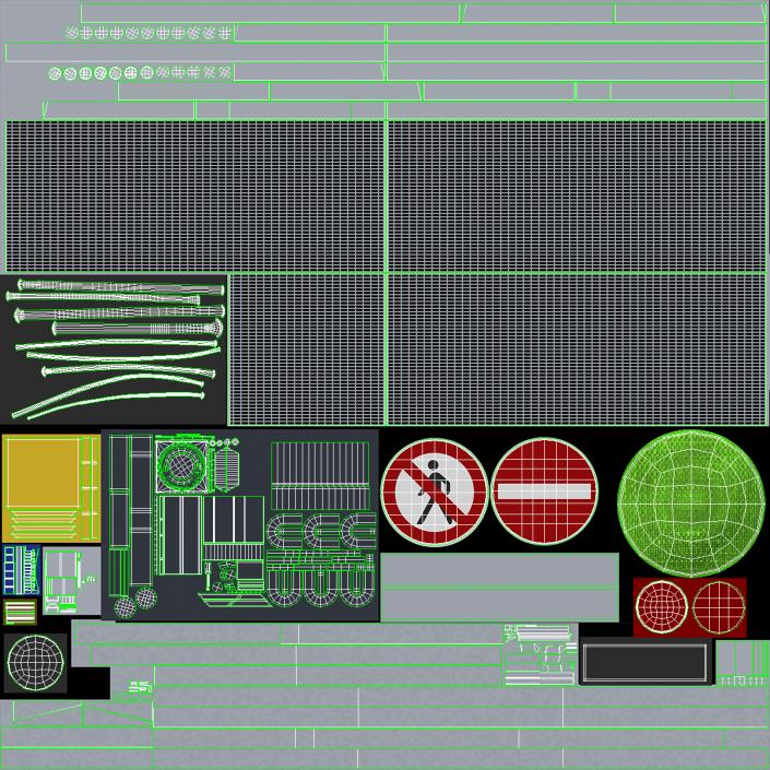 3D Drive Through Car Checkpoint model