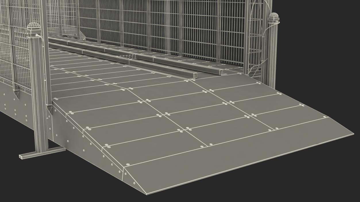 3D Drive Through Car Checkpoint model