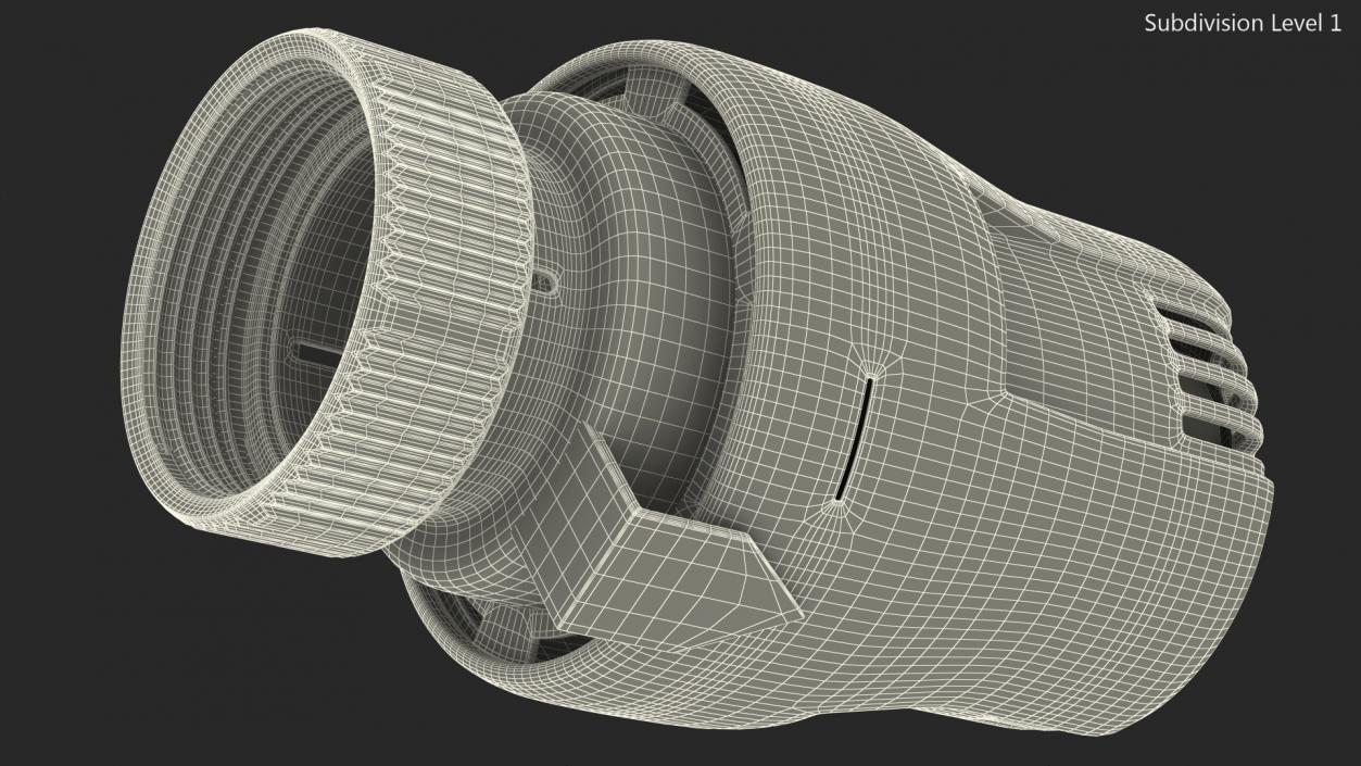 3D Thermostatic Radiator Head Ecocal model