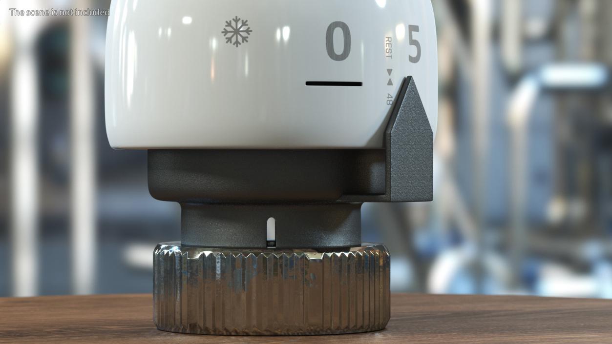 3D Thermostatic Radiator Head Ecocal model