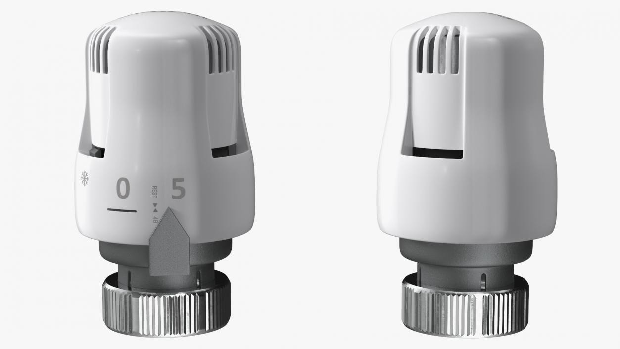 3D Thermostatic Radiator Head Ecocal model