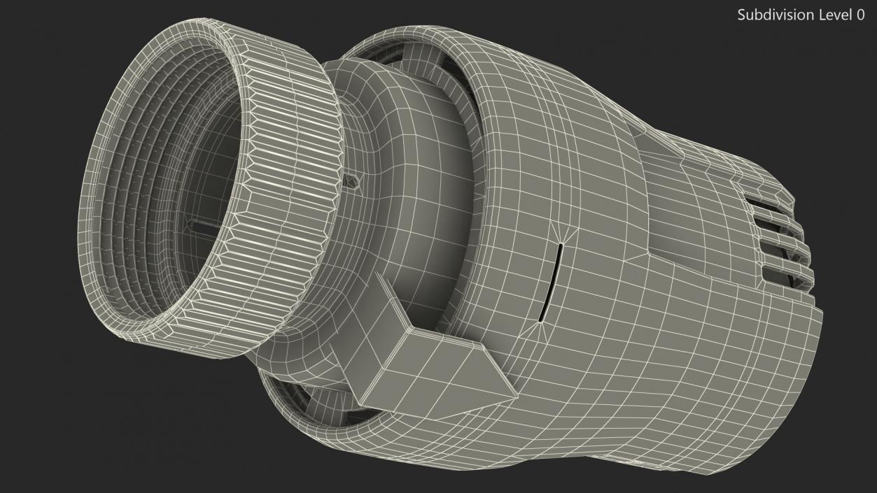 3D Thermostatic Radiator Head Ecocal model