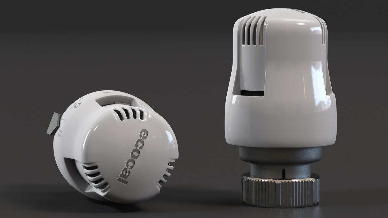 3D Thermostatic Radiator Head Ecocal model