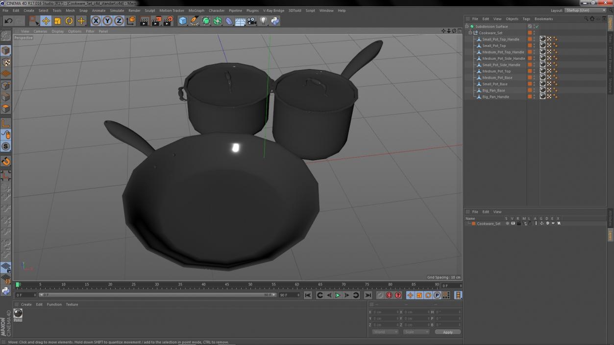 Cookware Set 3D