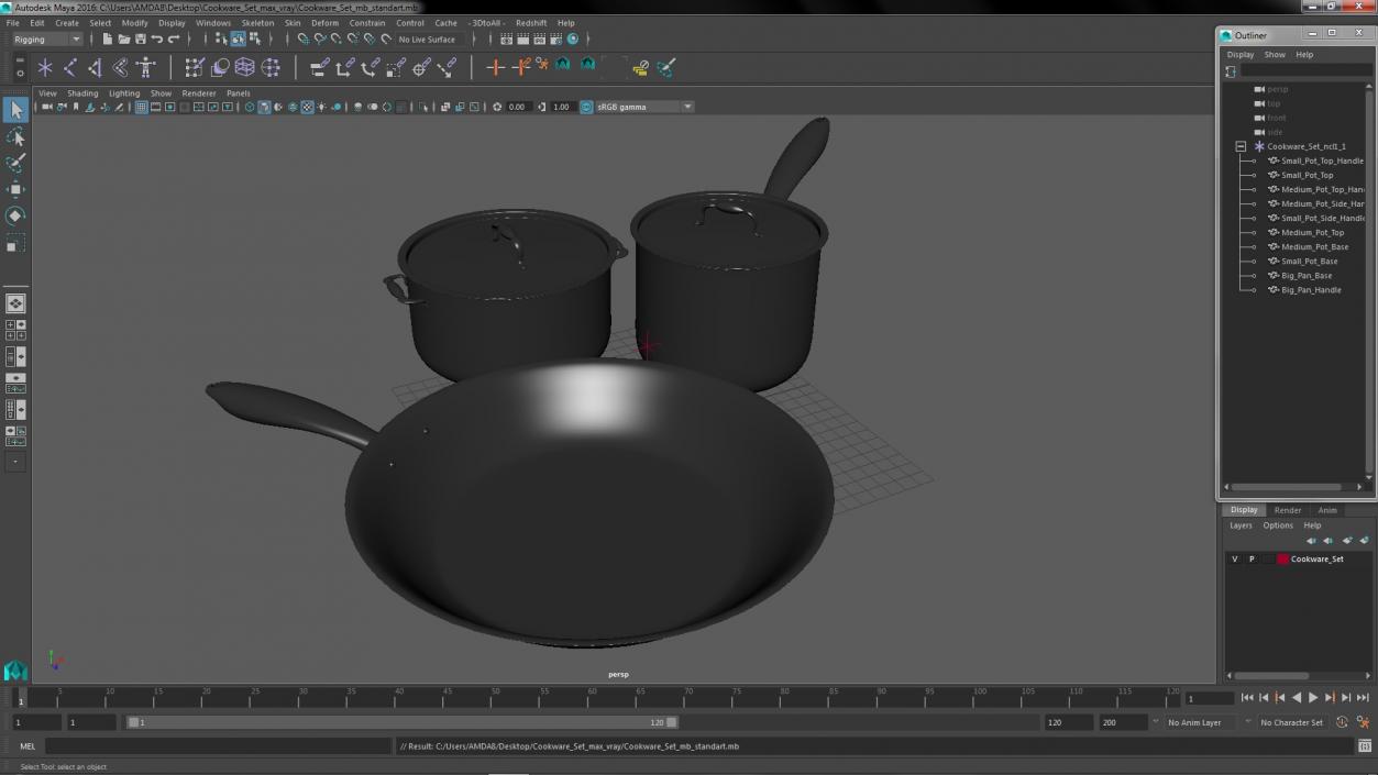 Cookware Set 3D