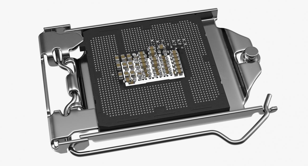 3D LGA1151 Load Plate model