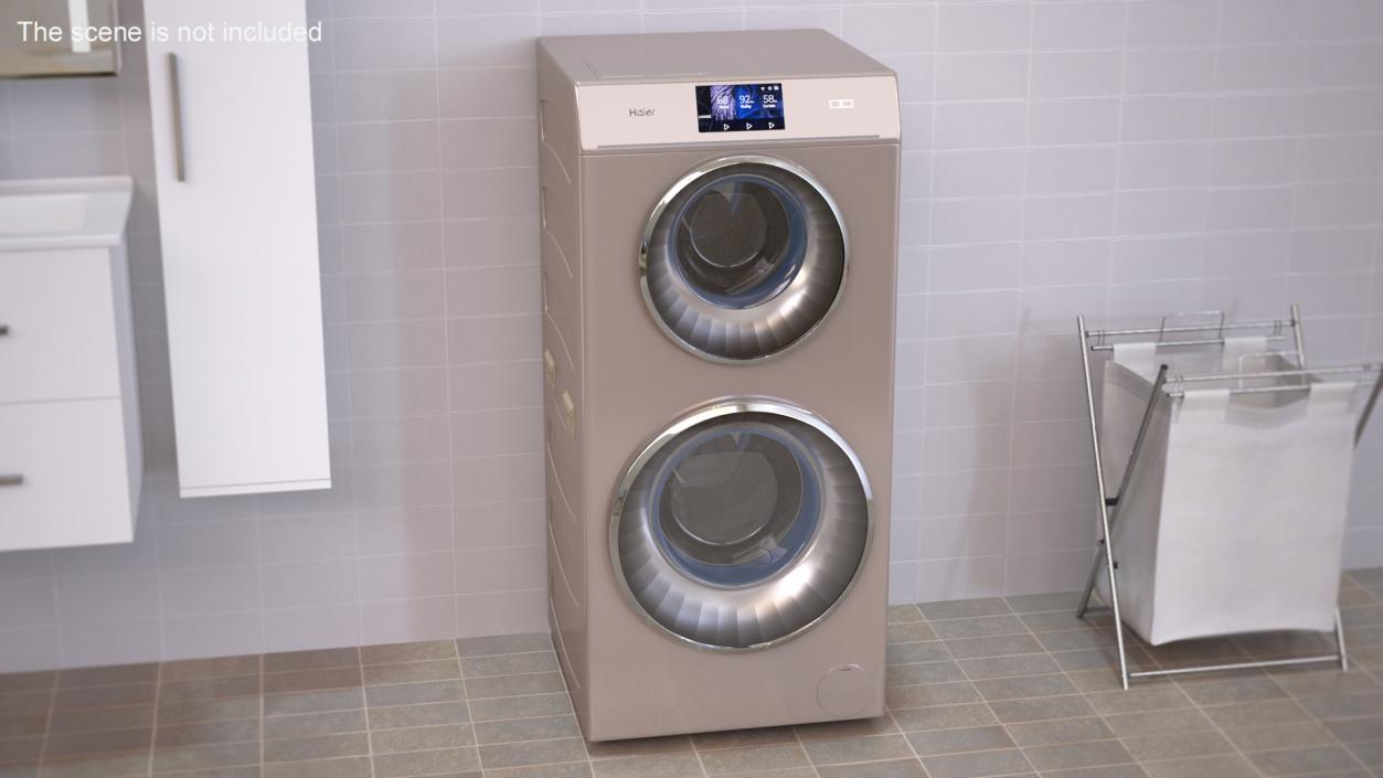 3D model Duo Washing Machine Haier