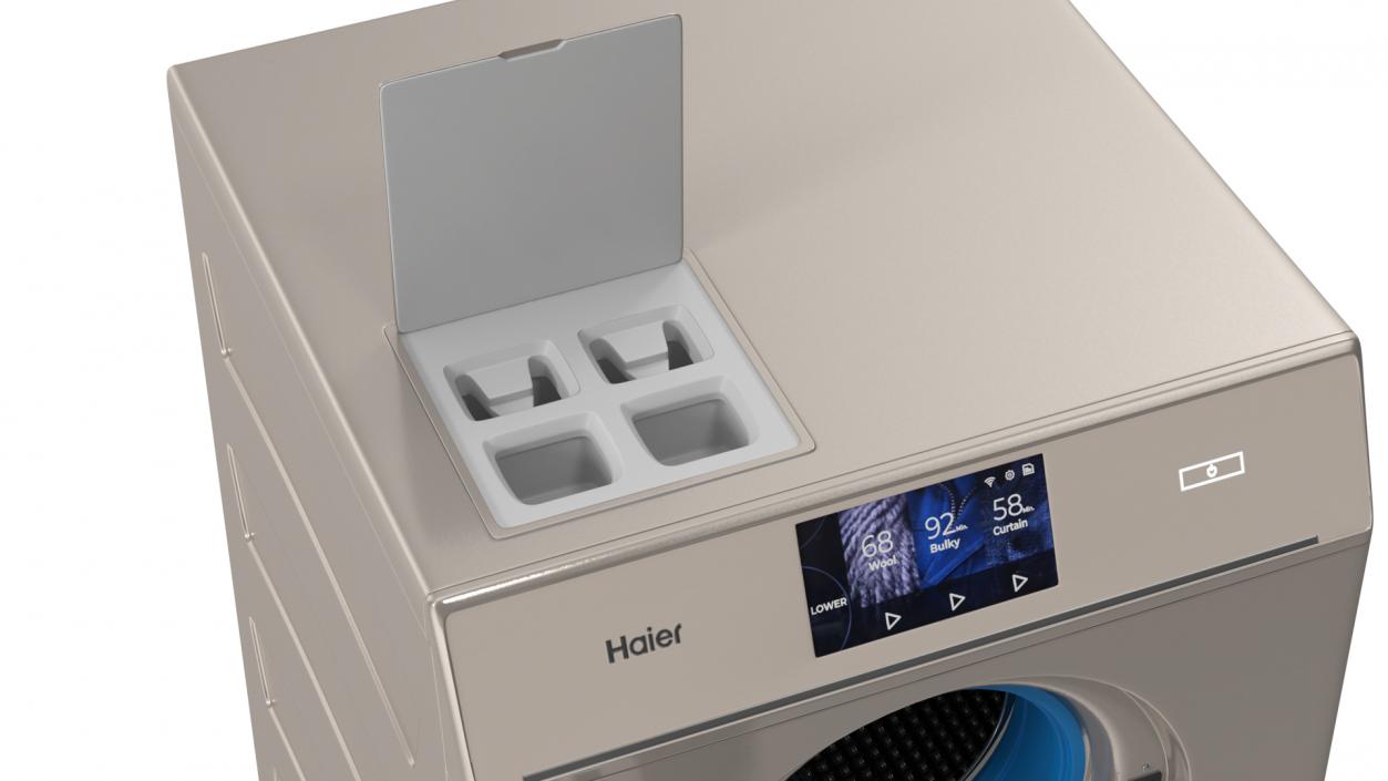 3D model Duo Washing Machine Haier