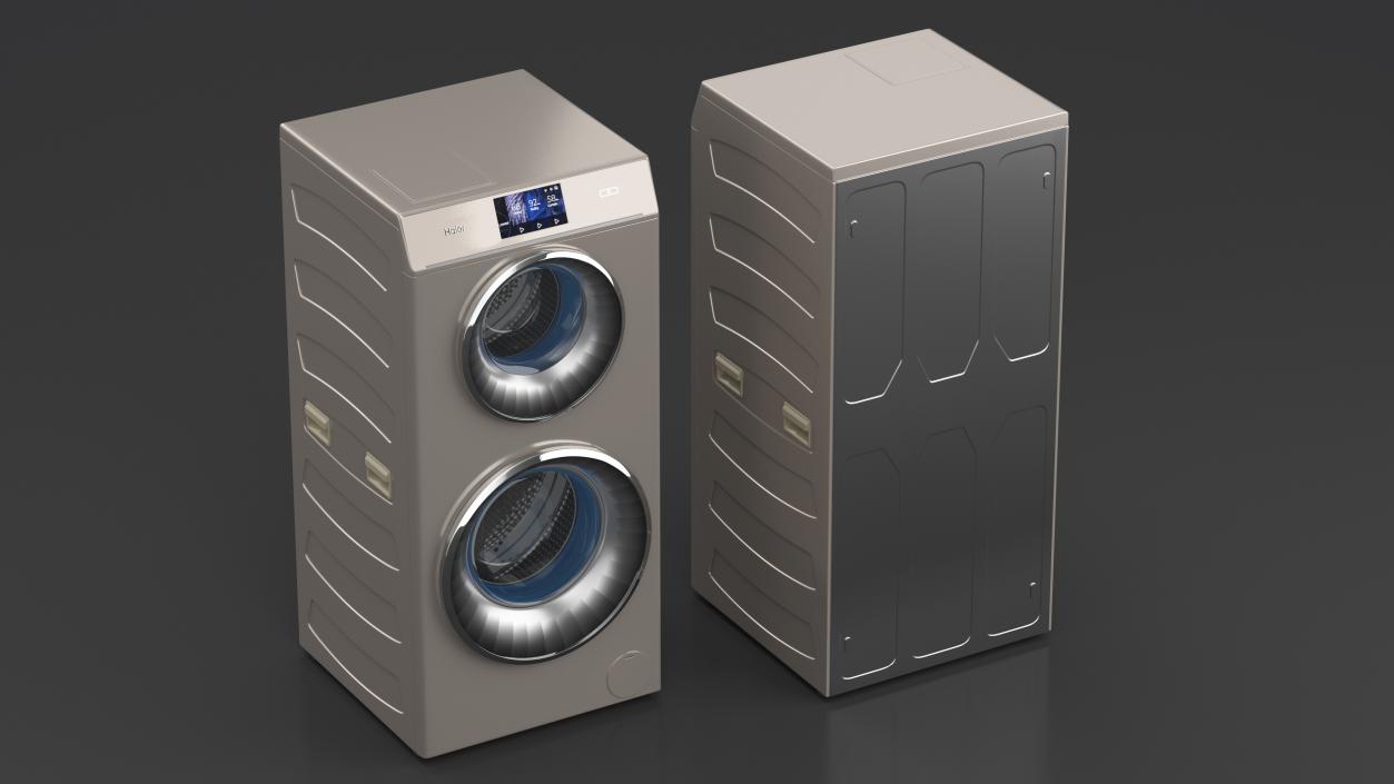 3D model Duo Washing Machine Haier