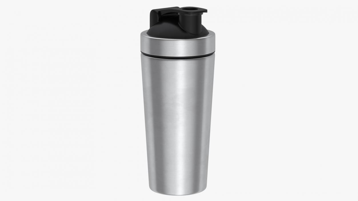 Stainless Steel Protein Shaker Bottle 3D