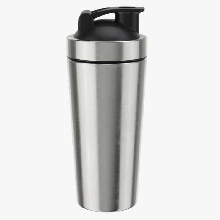 Stainless Steel Protein Shaker Bottle 3D