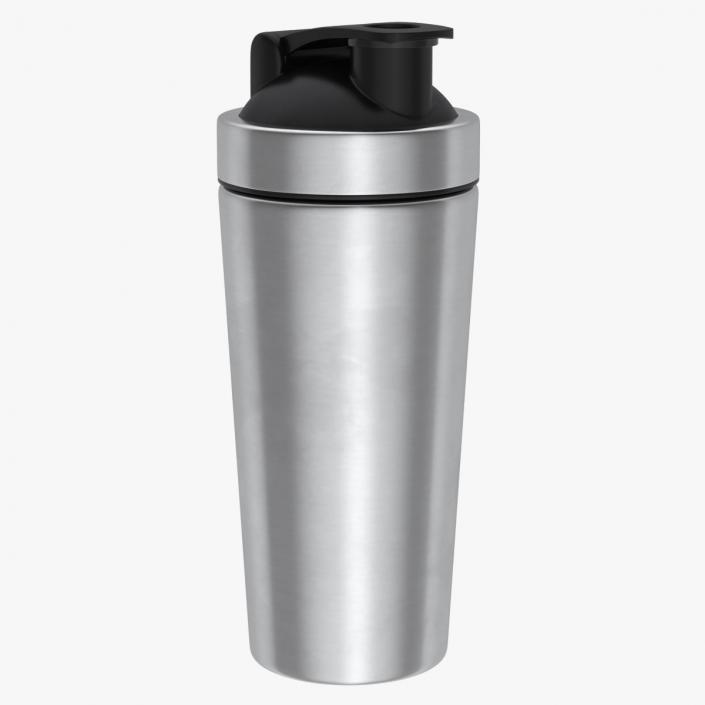 Stainless Steel Protein Shaker Bottle 3D