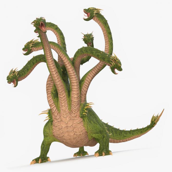 3D Lernaean Hydra Attack Pose 2 model