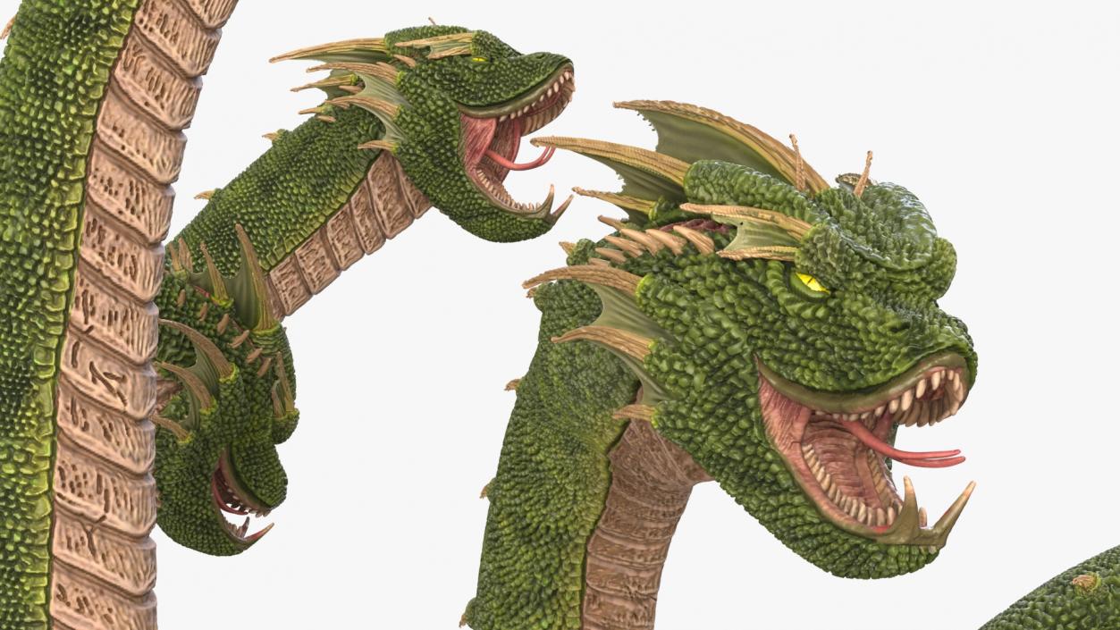 3D Lernaean Hydra Attack Pose 2 model