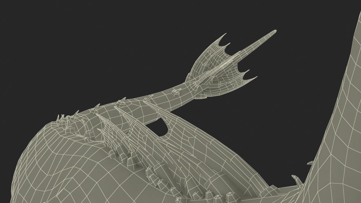 3D Lernaean Hydra Attack Pose 2 model