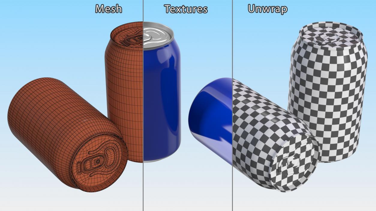 3D Aluminum Beverage Can