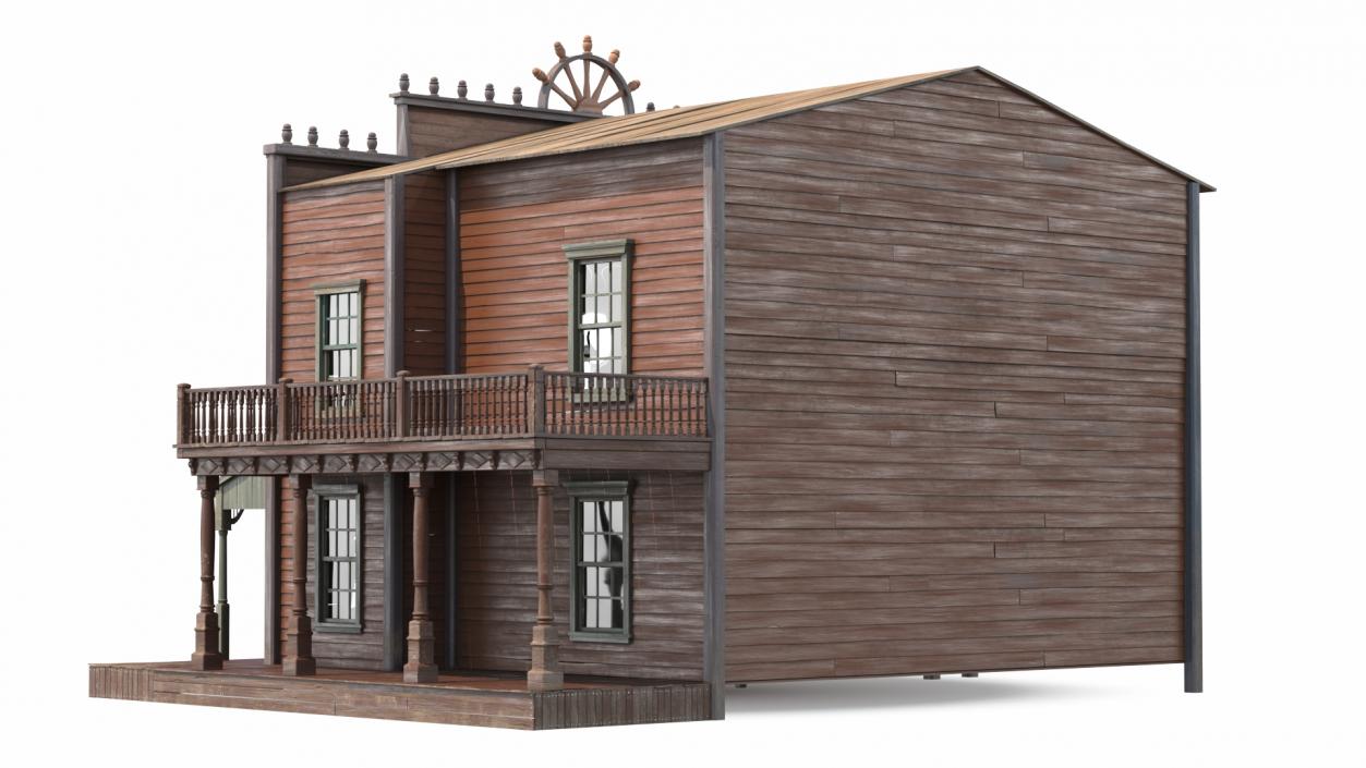 Western Houses Collection 3 3D