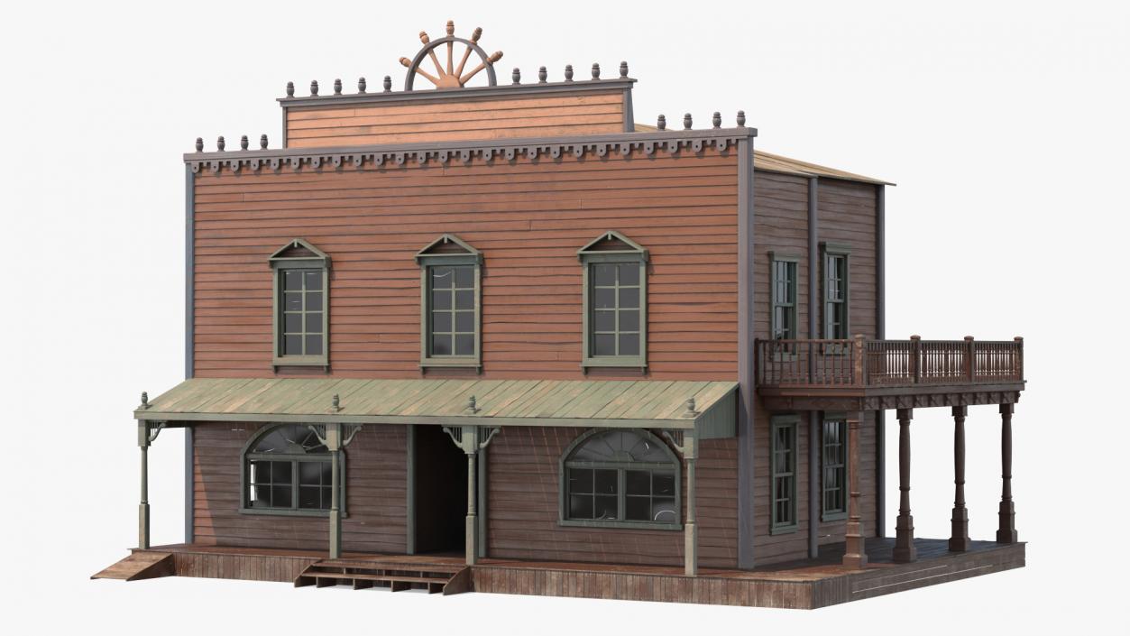 Western Houses Collection 3 3D