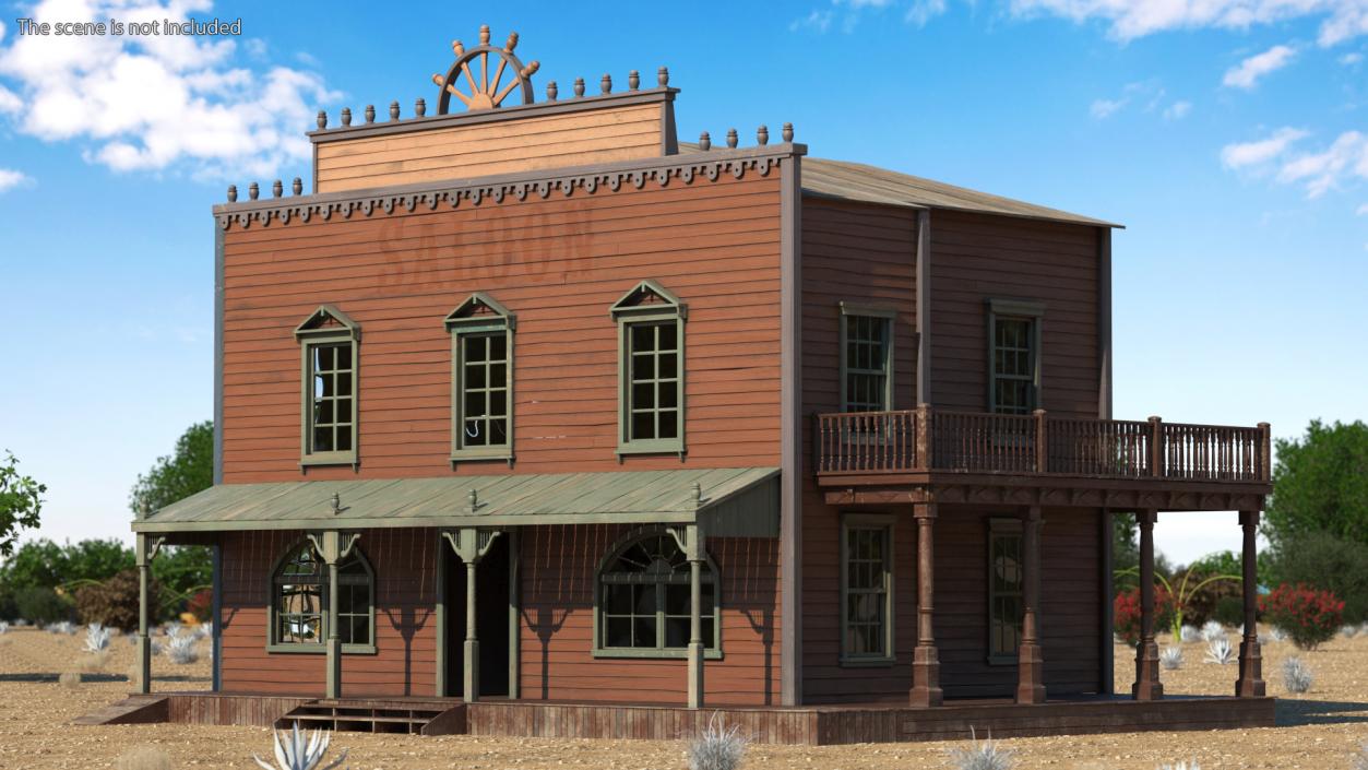 Western Houses Collection 3 3D