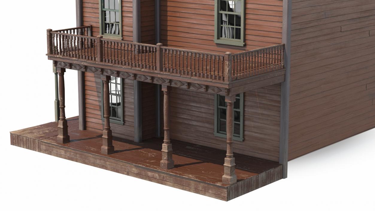 Western Houses Collection 3 3D