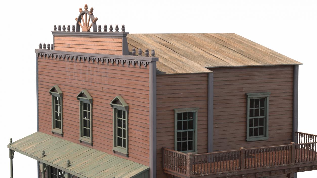 Western Houses Collection 3 3D