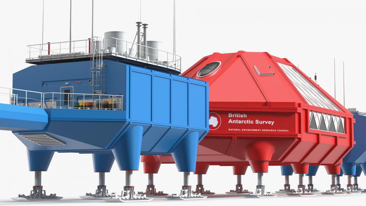 Antarctic Station Halley VI 3D