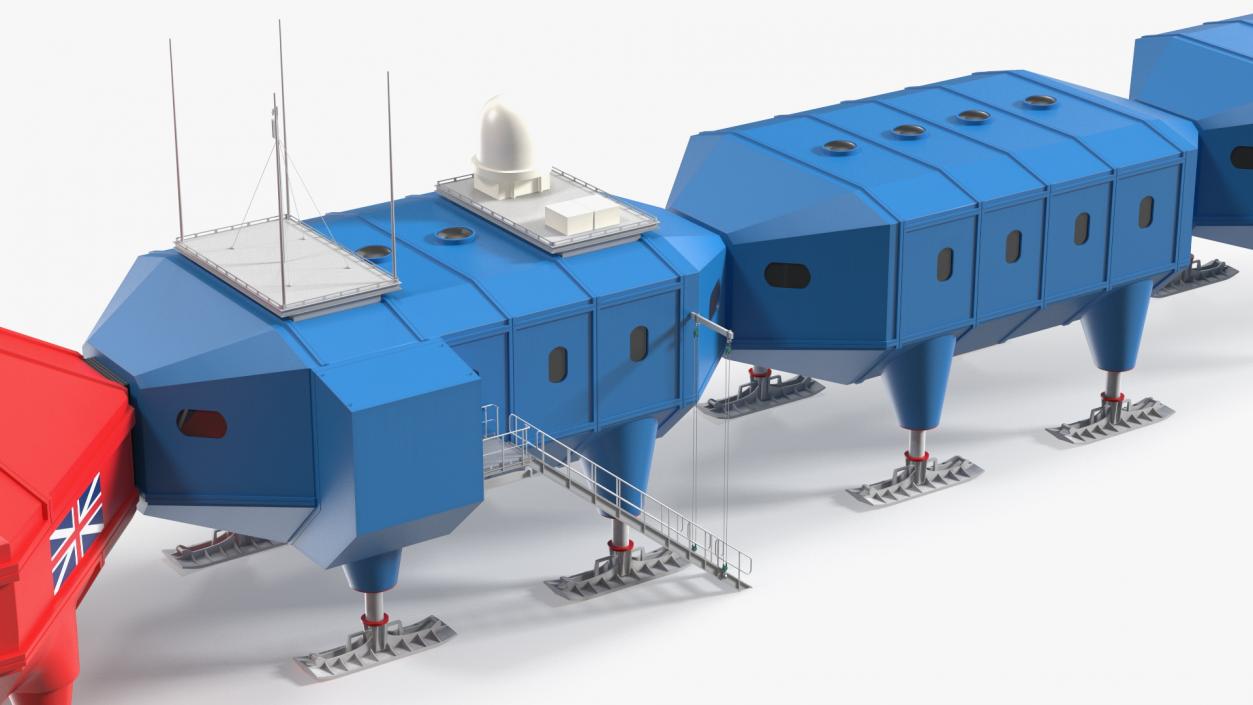 Antarctic Station Halley VI 3D