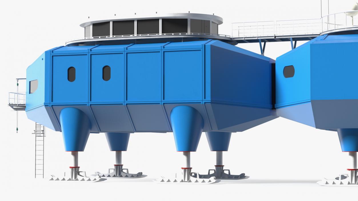 Antarctic Station Halley VI 3D