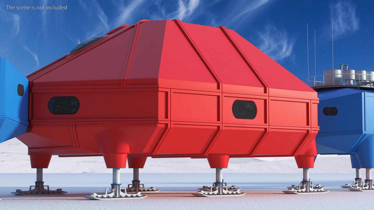 Antarctic Station Halley VI 3D