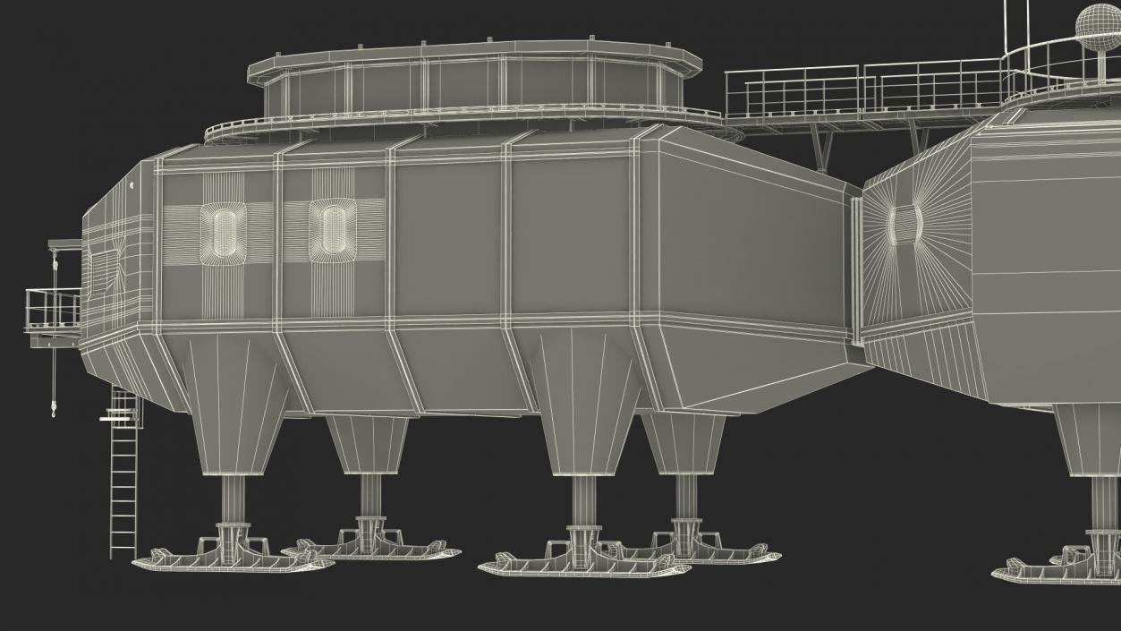 Antarctic Station Halley VI 3D