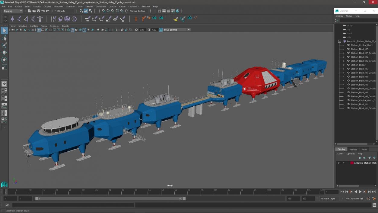 Antarctic Station Halley VI 3D