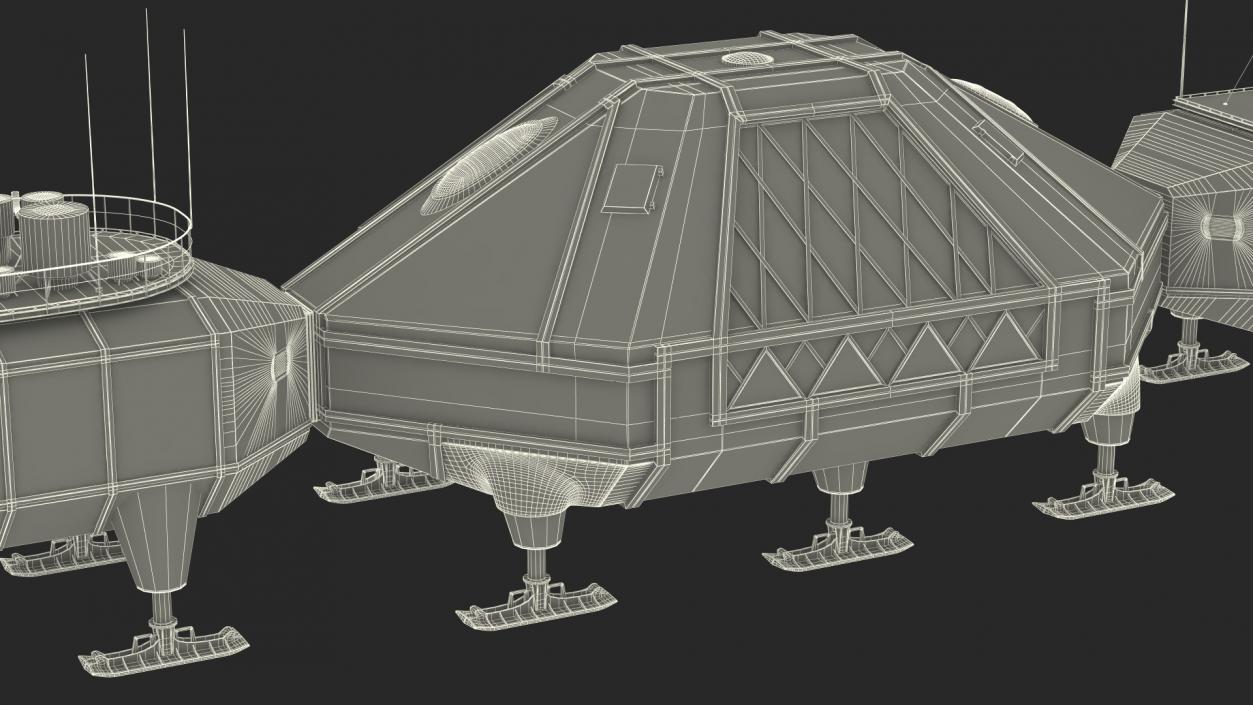 Antarctic Station Halley VI 3D