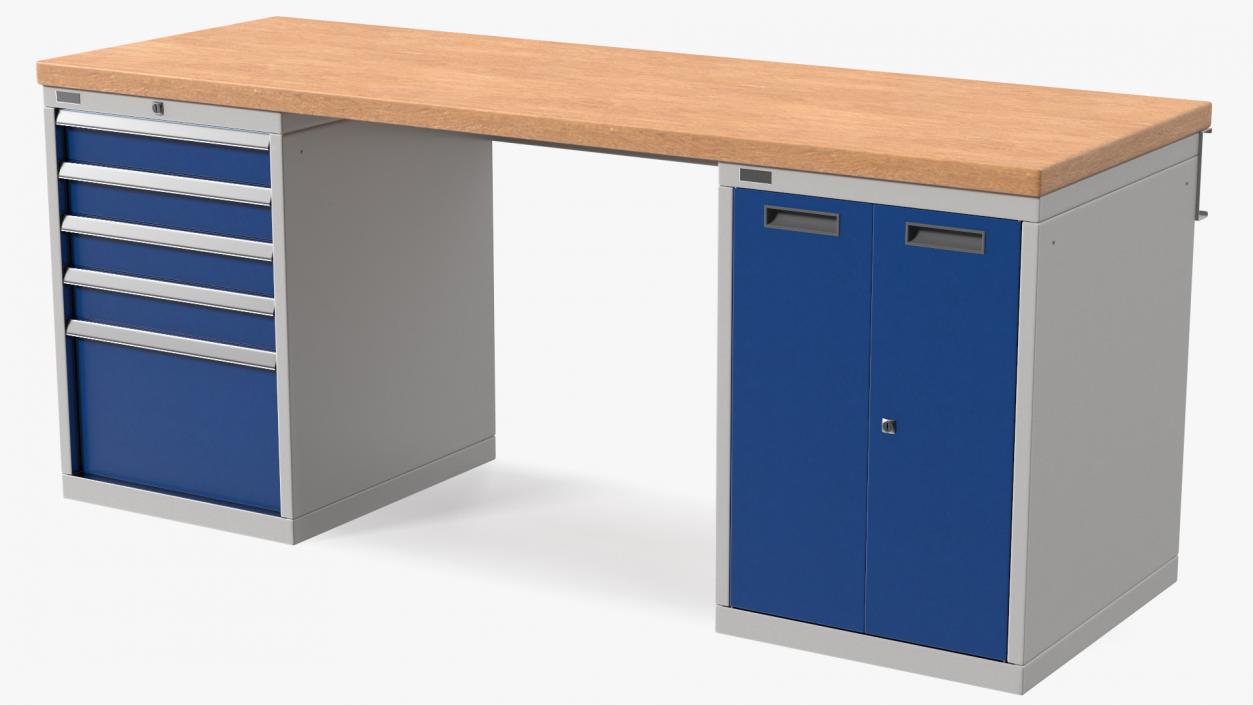 3D model Heavy Duty Workbench