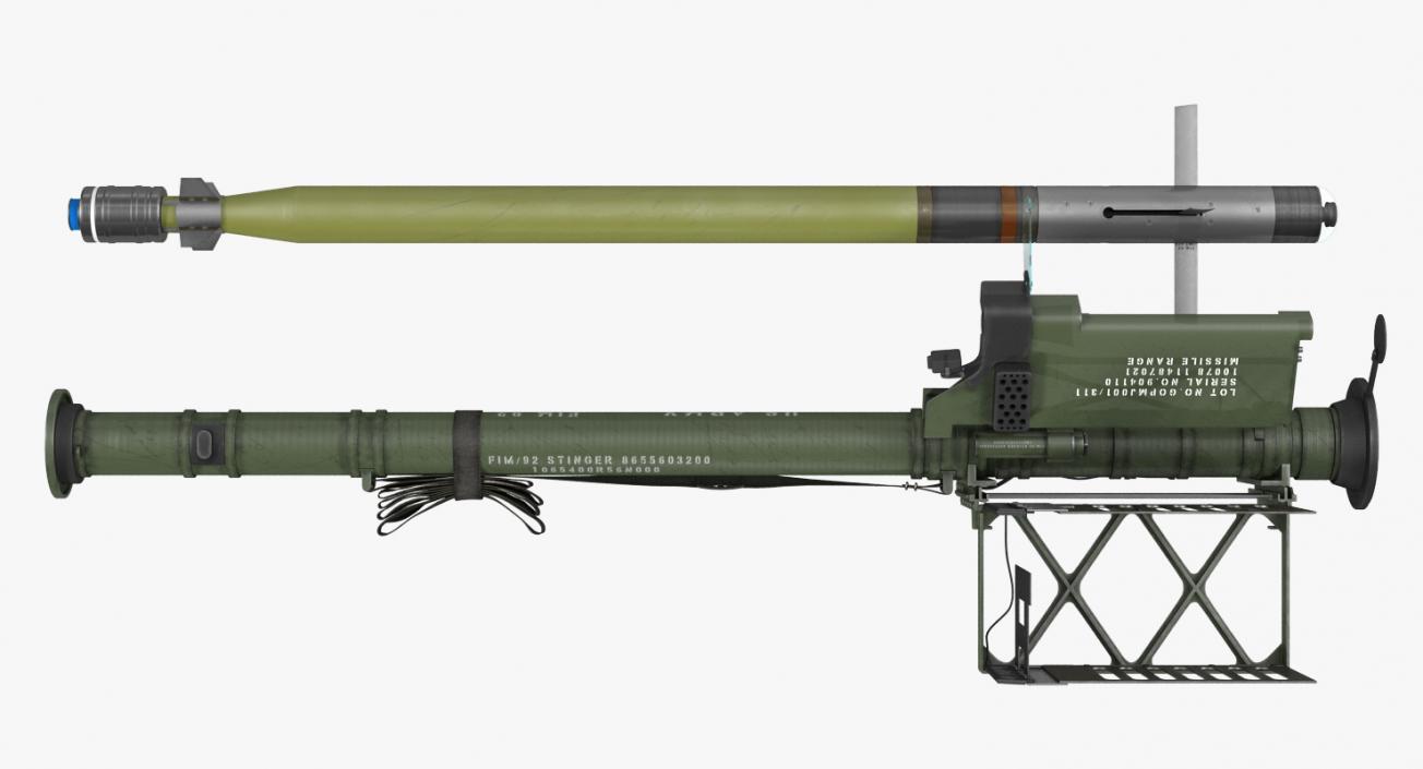 3D FIM-92 Stinger Set model