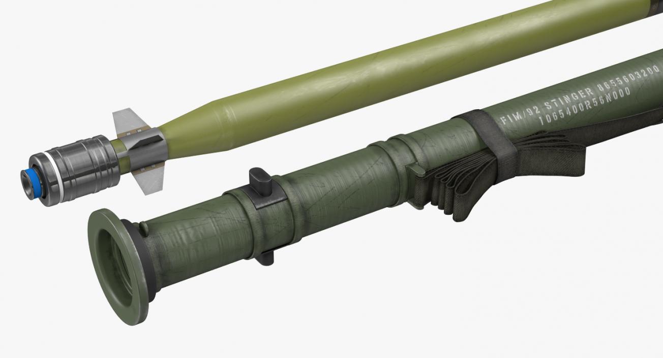 3D FIM-92 Stinger Set model