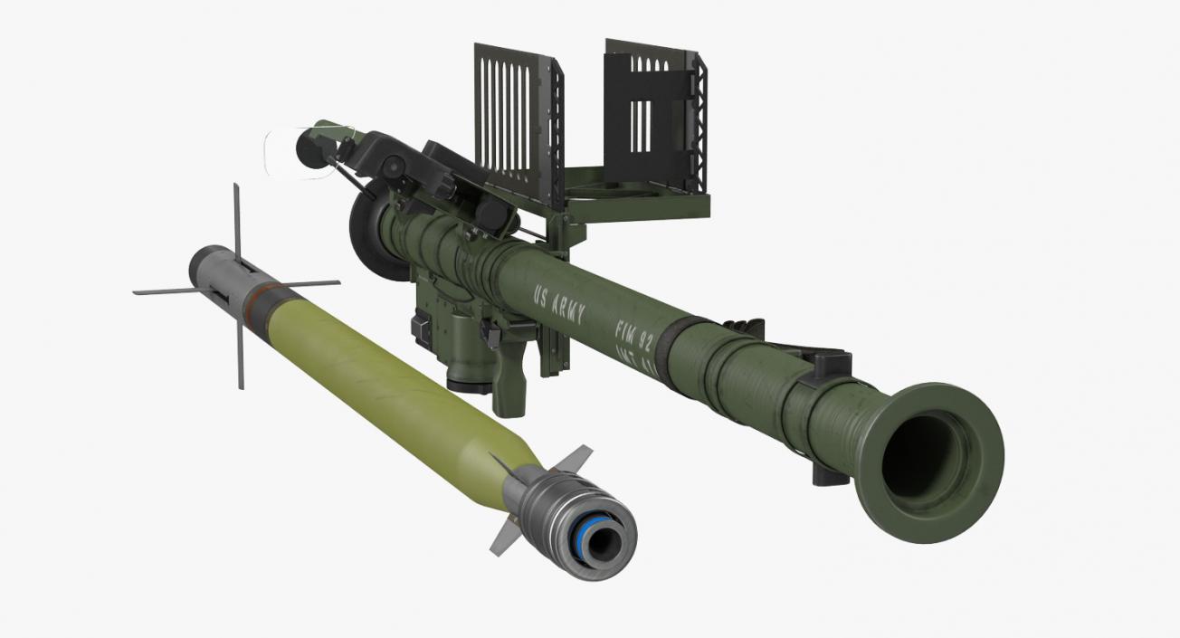 3D FIM-92 Stinger Set model