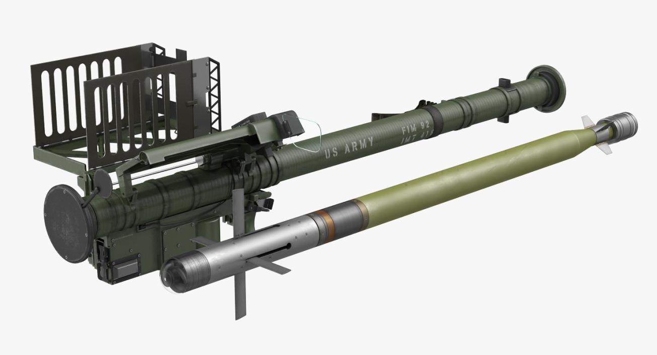 3D FIM-92 Stinger Set model