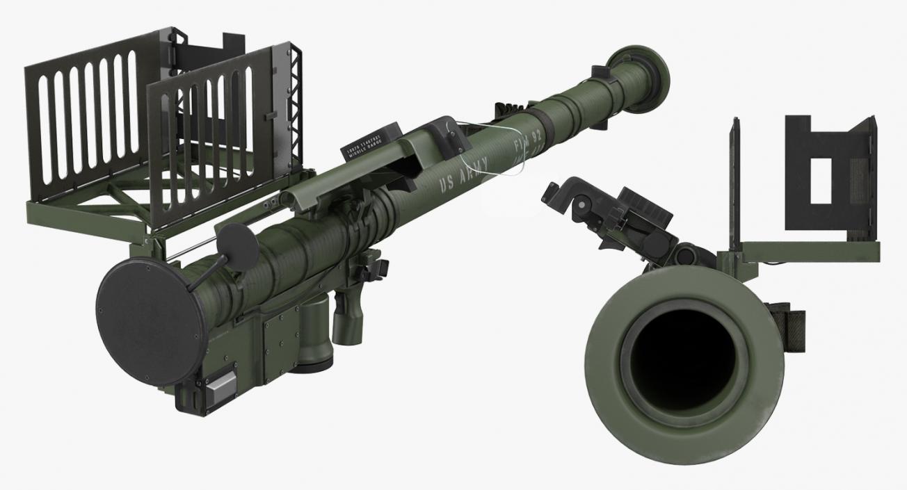 3D FIM-92 Stinger Set model