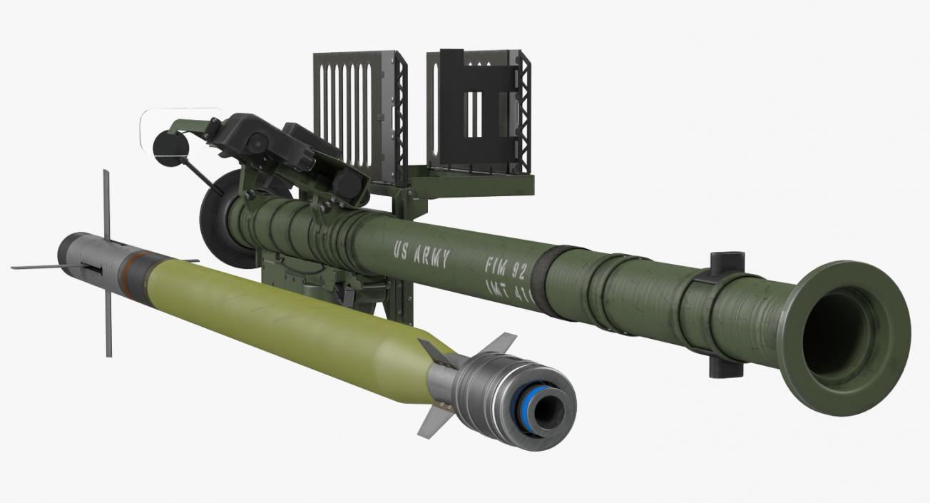 3D FIM-92 Stinger Set model