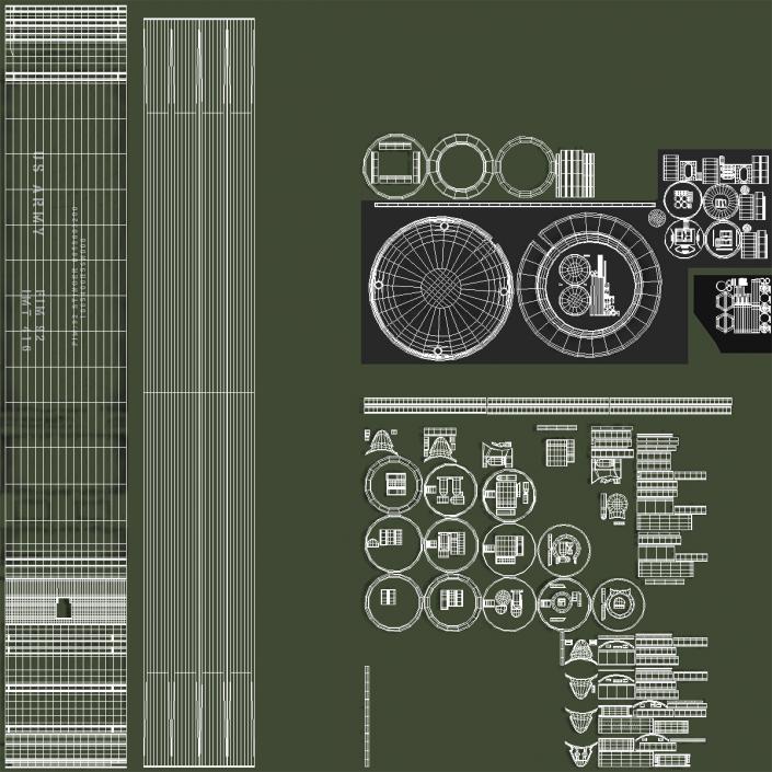 3D FIM-92 Stinger Set model