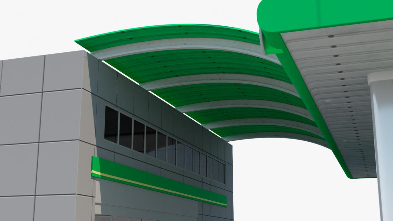 Nova Petrol Station 3D model