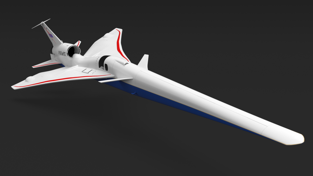 Lockheed Martin X-59 QueSST 3D