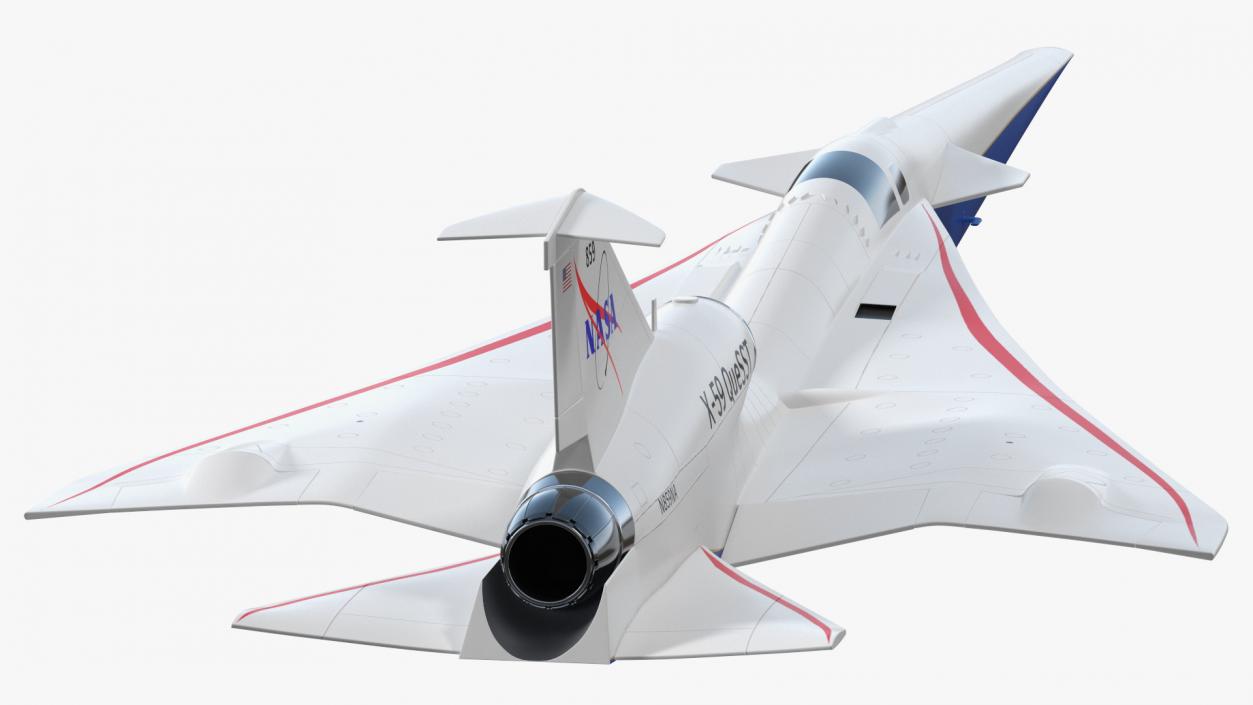 Lockheed Martin X-59 QueSST 3D