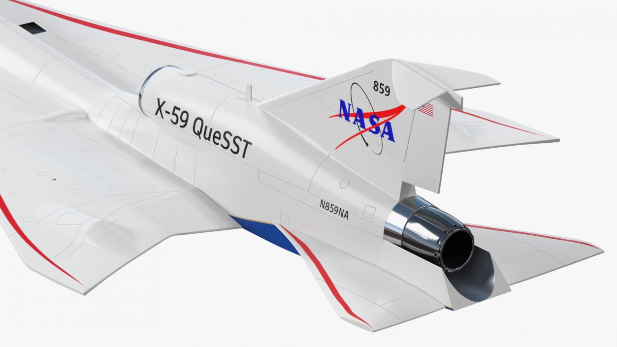 Lockheed Martin X-59 QueSST 3D