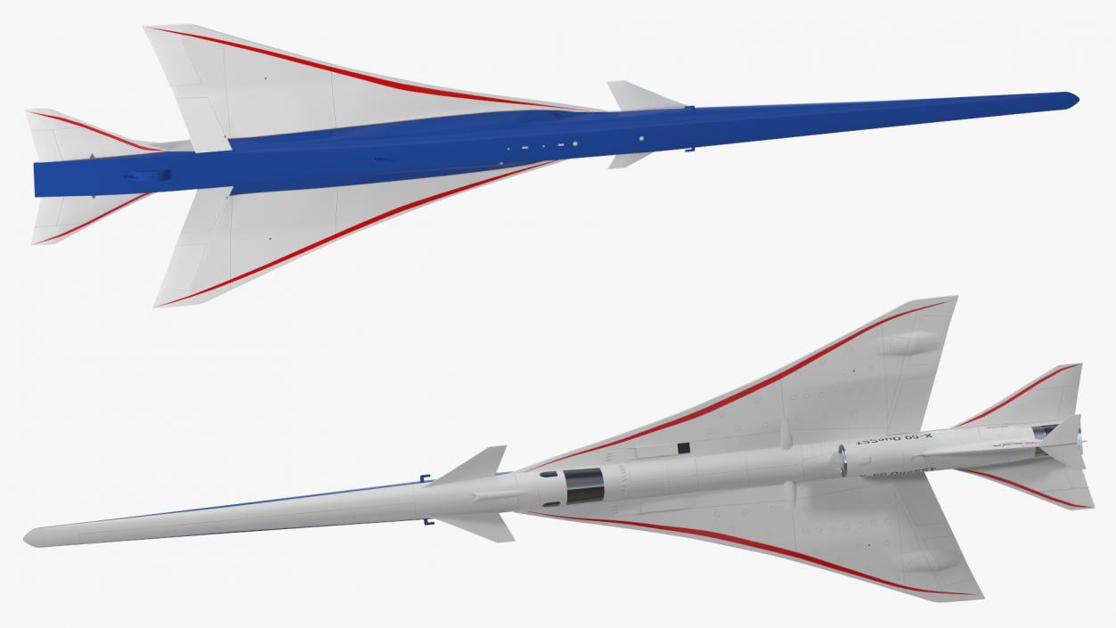 Lockheed Martin X-59 QueSST 3D