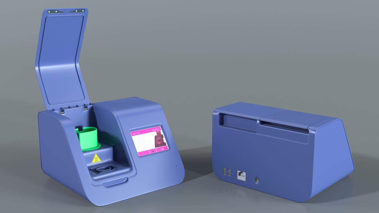 3D model COVID19 Sample Test Machine Conduct