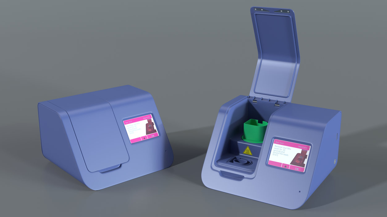 3D model COVID19 Sample Test Machine Conduct