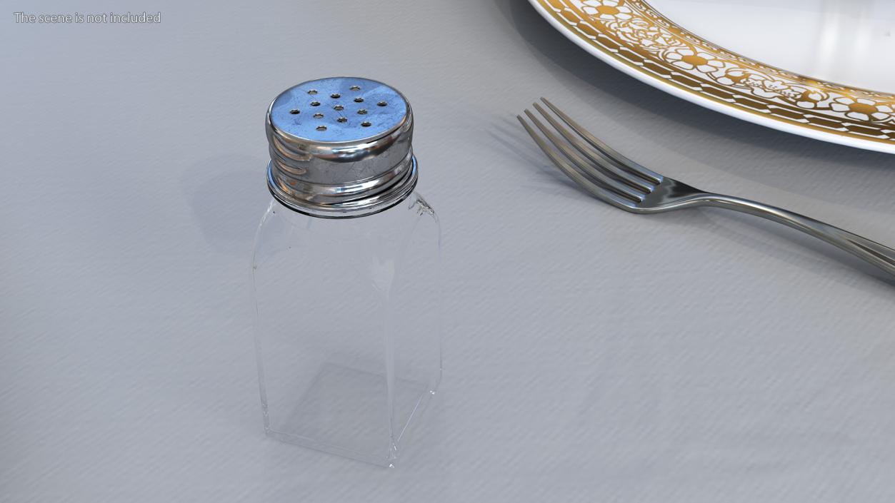 3D model Multipurpose Glass Shaker with Metal Lid