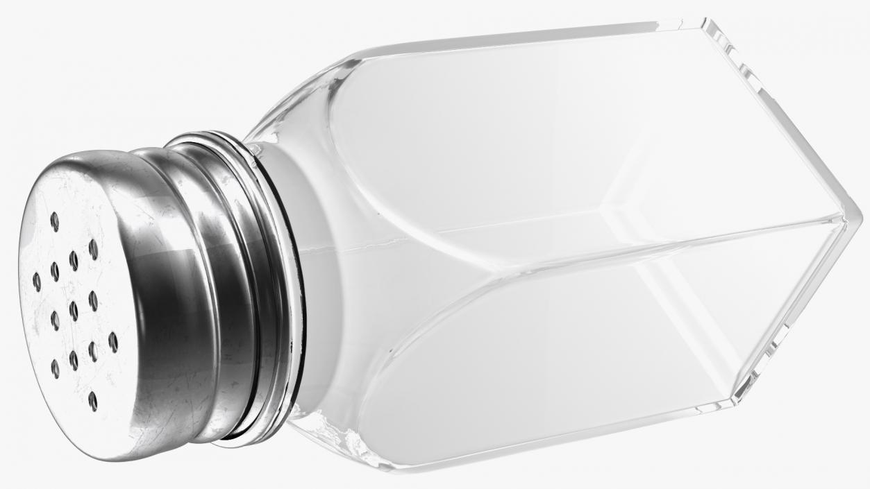 3D model Multipurpose Glass Shaker with Metal Lid